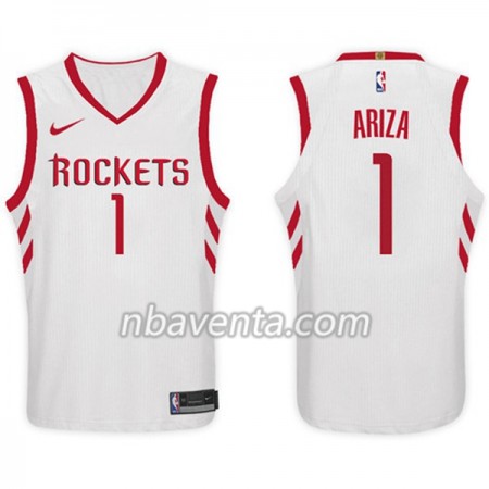 Camiseta Hombre Houston Rockets Trevor Ariza 1 Nike 2017-18 Blanco Swingman Camiseta Hombre Houston Rockets Trevor Ariza 1 Nike 2017-18 Blanco Swingman